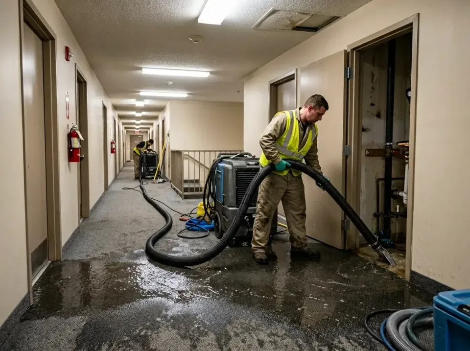 multi-unit-apartment-hallway-f-005 — frequently asked questions, Emergency Burst Pipe Water Extraction & Removal in Stonybro…